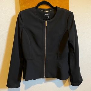 DKNY Zip Up Suit Jacket